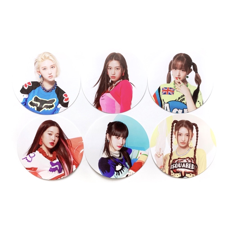 Ive AFTER LIKE Official Album Photocard Postcard Circle Card