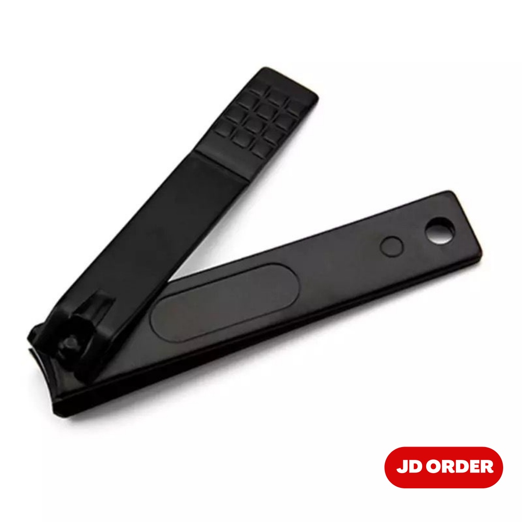 Gunting Pemotong Kuku Black Stainless Steel Manicure Pedicure