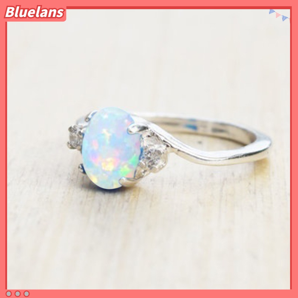 Cincin Opal Bahan Alloy Untuk Wanita