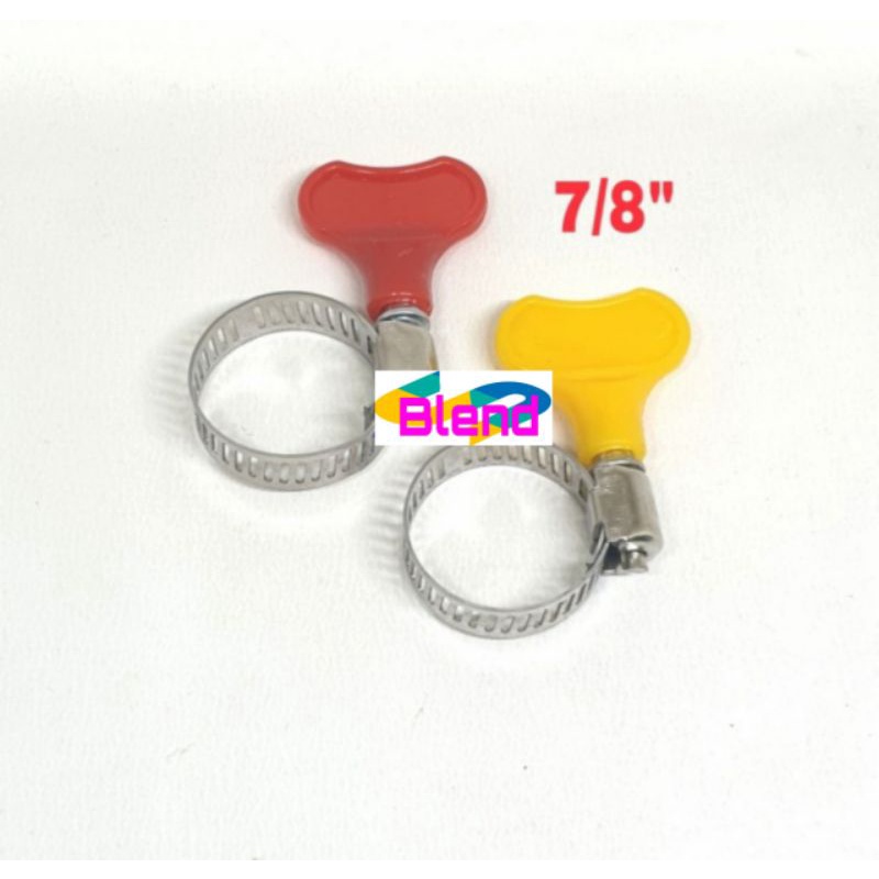 Klem KUPING 7/8&quot;-Cincin Pengunci Selang Regulator Gas/Air 7/8 Inch