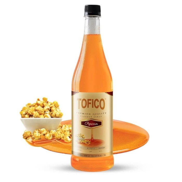 

Tofico Syrup popcorn natural flavour 1 Liter Tofico Sirup jagung berondong