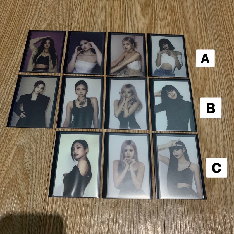 PHOTOCARD BLACKPINK THE ALBUM JISOO JENNIE ROSE LISA