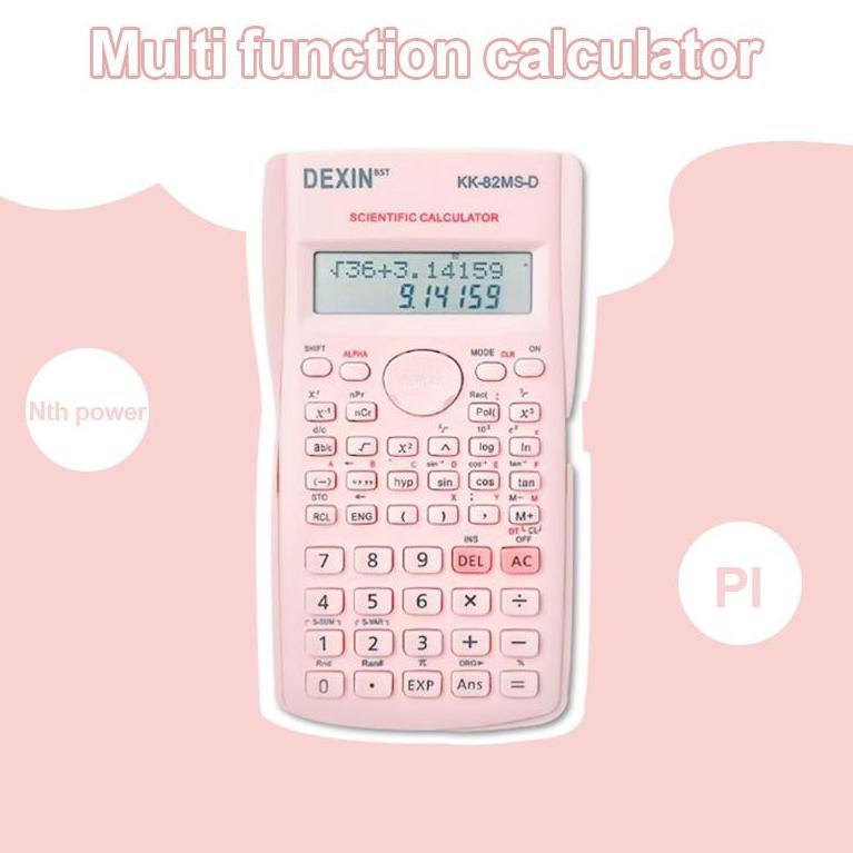 

PALING BAGUS Mukava Kalkulator Color Function Scientific Kalkulator 24 Fungsi Kalkulasi 3 Warna 1700 - CU2 ✮ 881