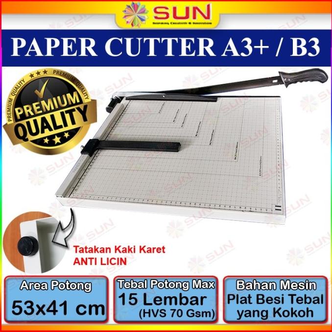 

Alat Potong Kertas ukuran A3+ / B3 ( Paper Cutter A3+ / B3 ) - PREMIUM