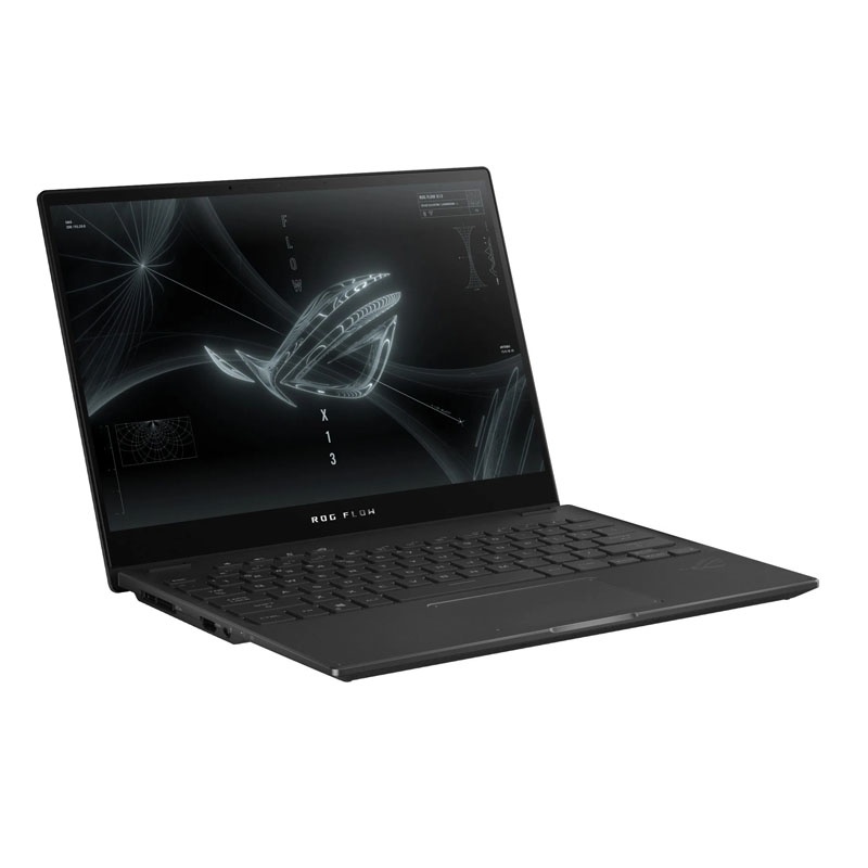 LAPTOP GAMING ASUS ROG FLOW X13 GV301QH RYZEN 9 5980HS 32GB 1TB SSD GTX1650 MAX-Q DESAIN 13.4 FHD+ 120Hz Touchscreen X360 Windows 10 Home Black Terlaris