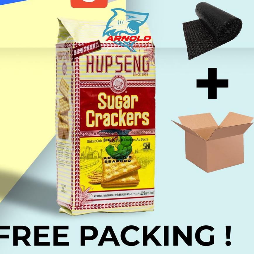 

SALE!!Hup Seng Sugar Crackers 428g / Biskuit Gula Hup Seng 428g|SQ3