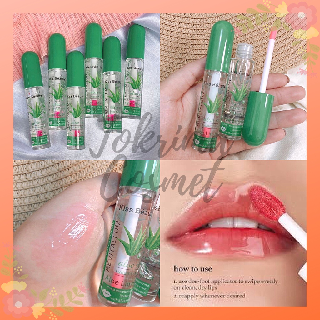 Kiss Beauty ALOE LIP OIL / LIPGLOSS BENING / Lip Serum Aloevera