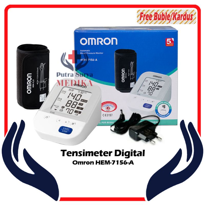 Tensimeter Digital Omron HEM-7156 A | Tensi + Adaptor