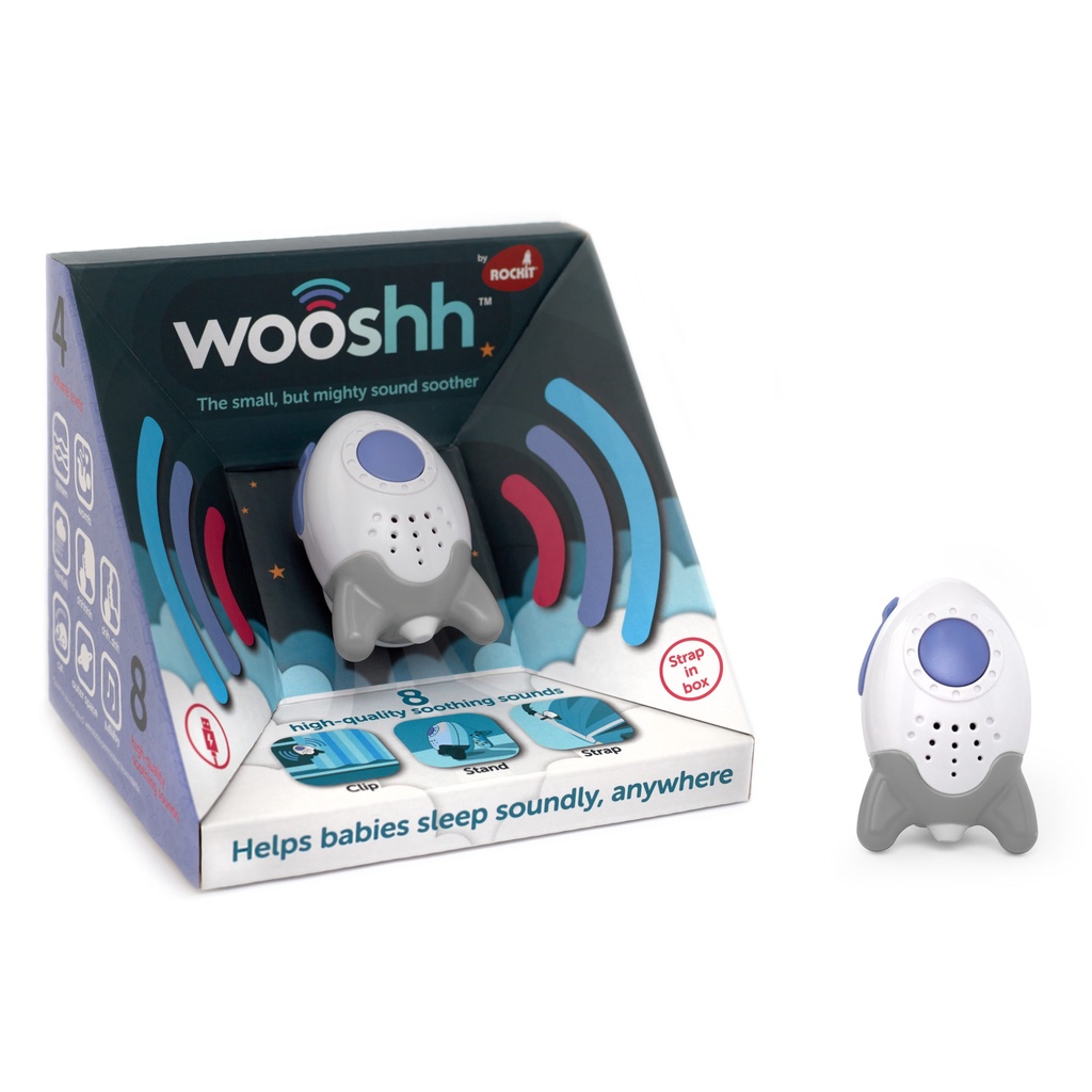 Wooshh by Rockit - Sleep Sound Soother | Mesin Suara Tidur Bayi | Alat Bantu Tidur Bayi | Mesin Whit