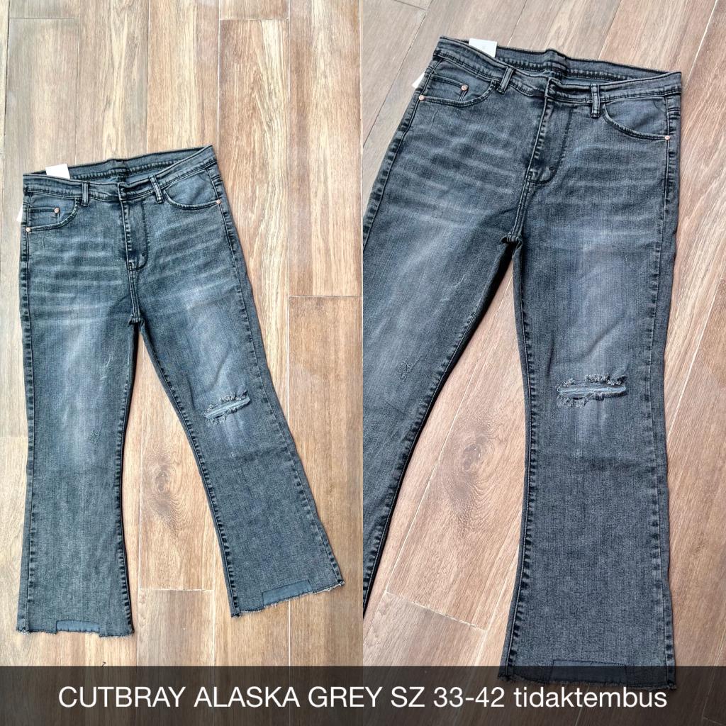 CELANA JEANS WANITA- CUTBRAY ALASKA GREY-SYSCLOTHIER