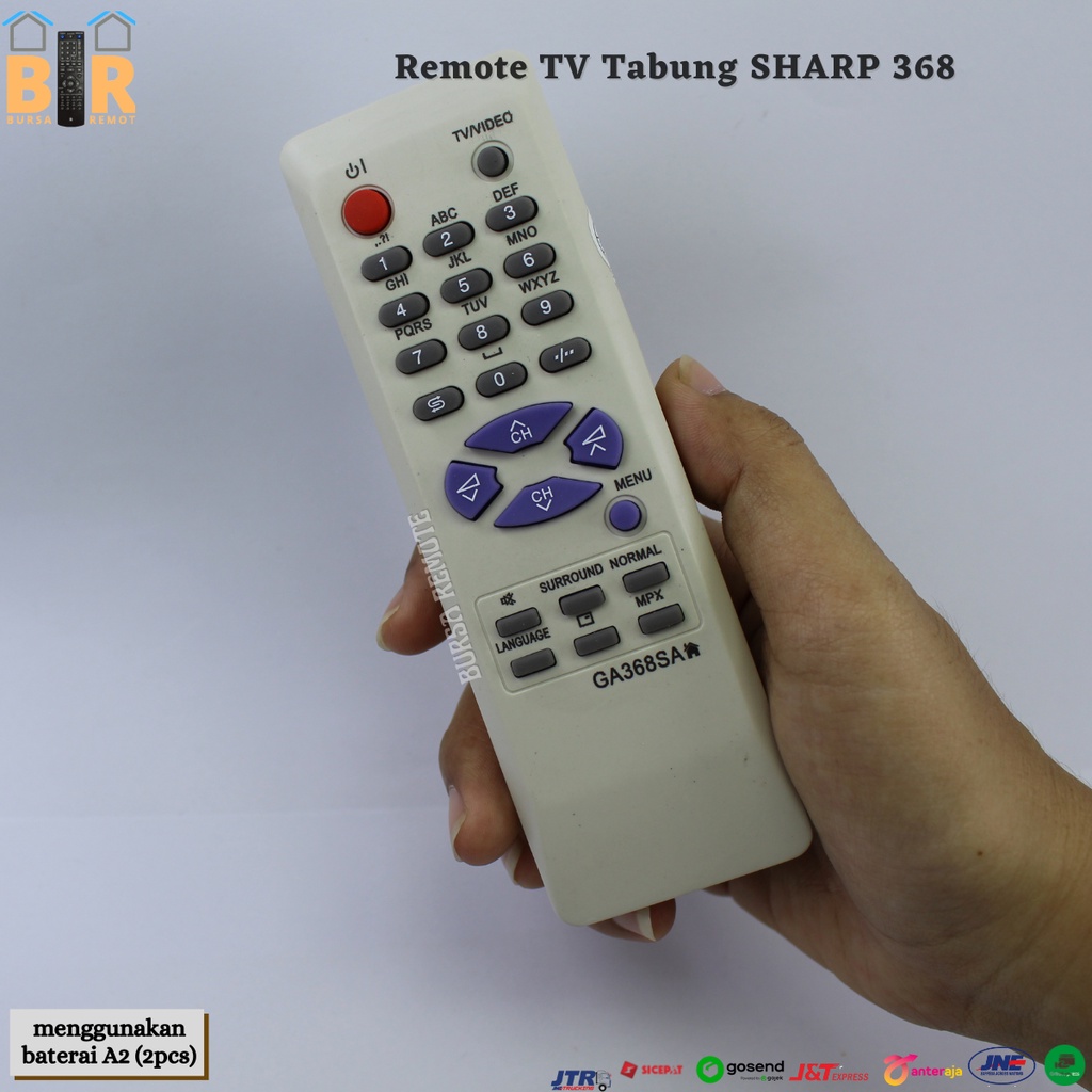 Remot Remote SHARP Tabung Alexander Slim Flat Piccoolloo tanpa setting