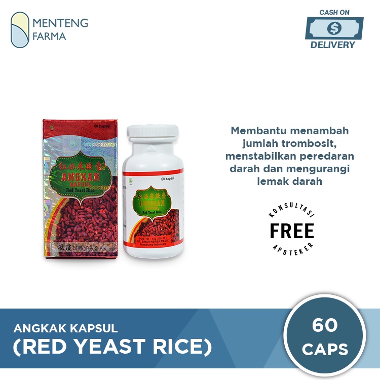 Angkak Kapsul (Red Yeast Rice)