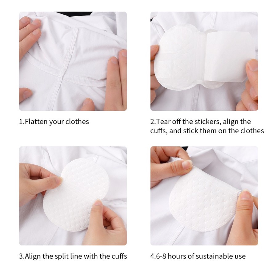 ARMPIT PAD Bantalan Penyerap keringat Ketiak Pad Ketiak Penyerap Keringat Ketiak Busa Pembalut Ketiak