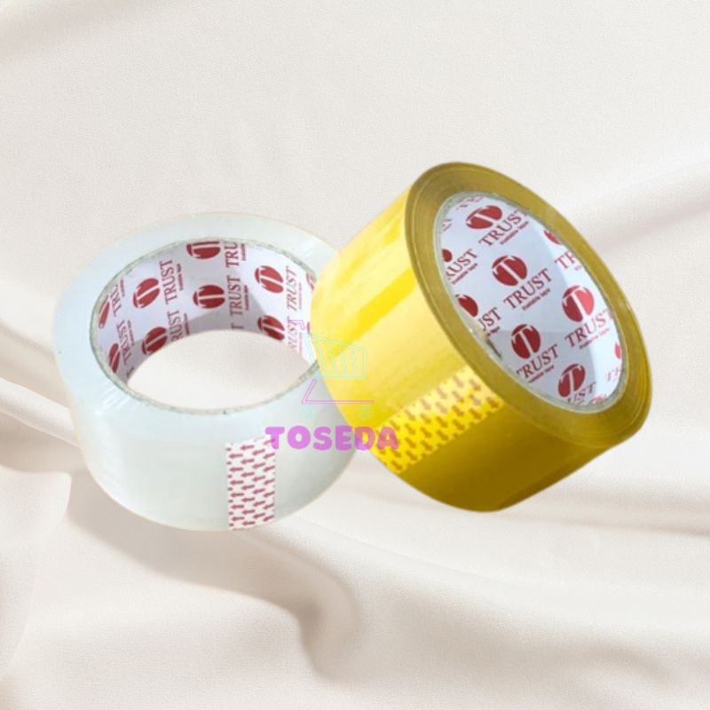 

Lakban Bening / Coklat Ukuran 45mm x 90 yard 45micron Elastis