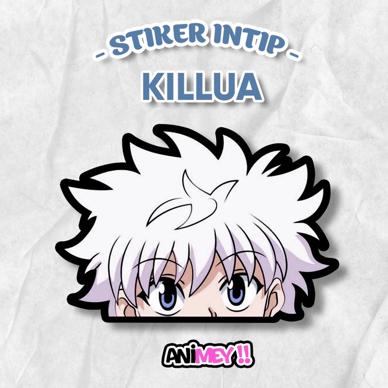 

Sticker intip Killua / stiker anime waterproof