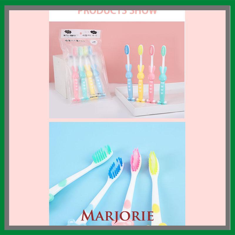 4 Pcs Sikat Gigi Anak Lucu Multiwarna Laki-Laki &amp; Perempuan/sikat Gigi Kids Brush Lembut - SD-MJD