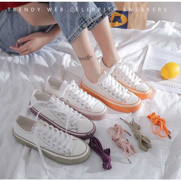 SEPATU WANITA FREE BOX SEPATU FASHION SNEAKERS MURAH TERLARIS S3039