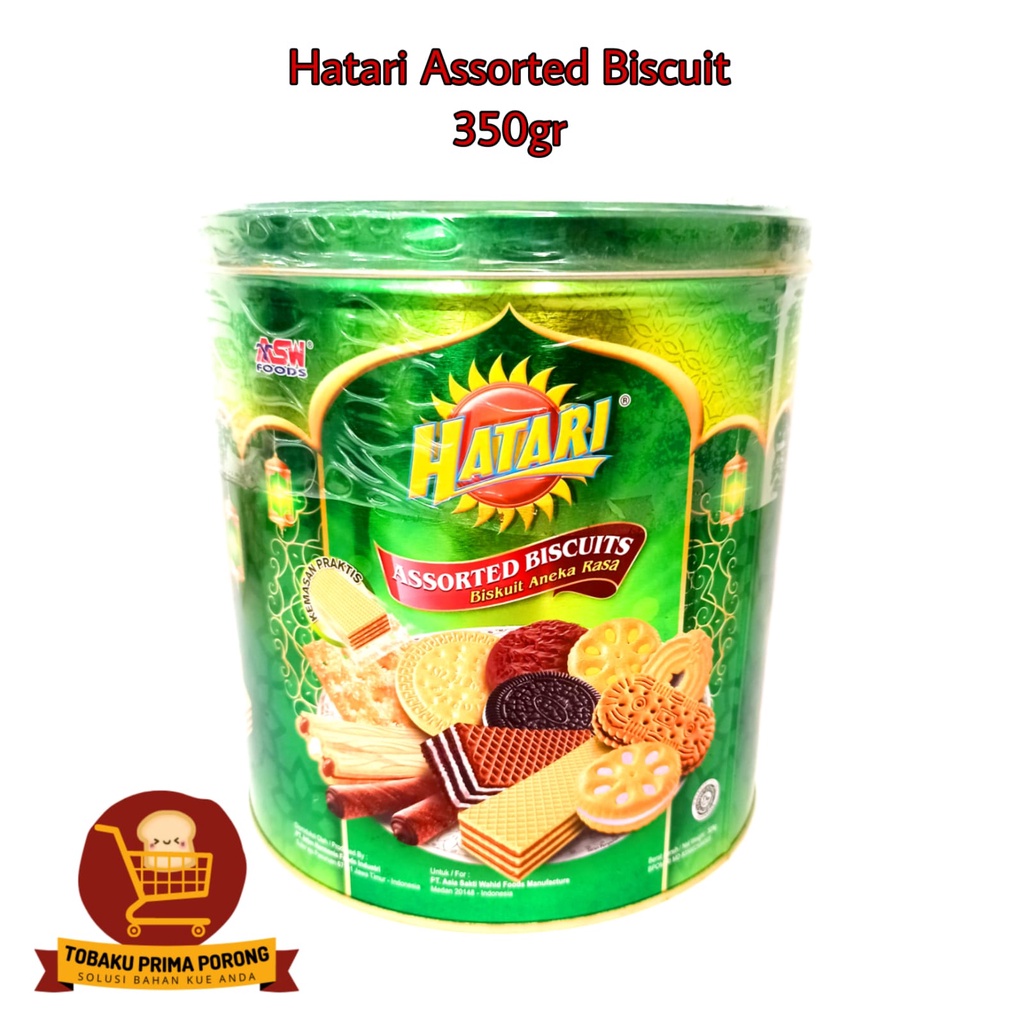 HATARI ASSORTED BISCUITS 350GR - KUE KALENG HATARI