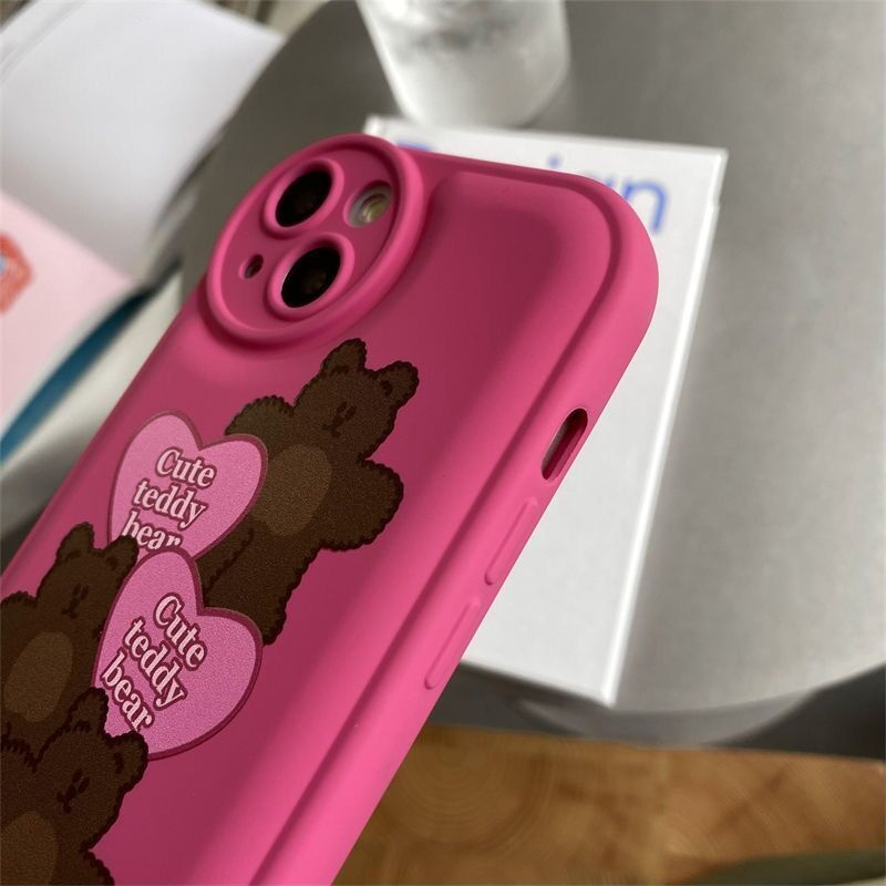 Case Desain Beruang Caring Gaya Jepang Dan Korea Untuk IPhone 12 13 11 Pro Max X Xs Max Xr hgthy