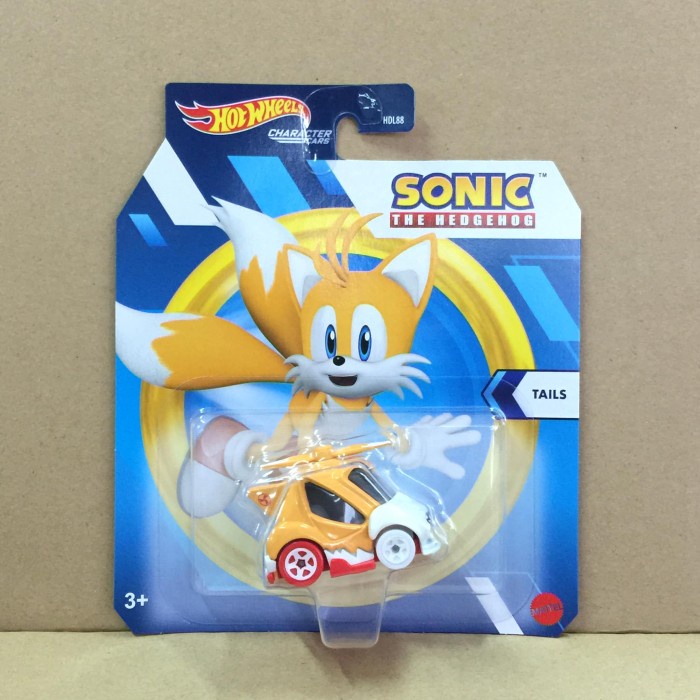 Hotwheels Character Cars Sonic the Hedgehog Tails Japan Import