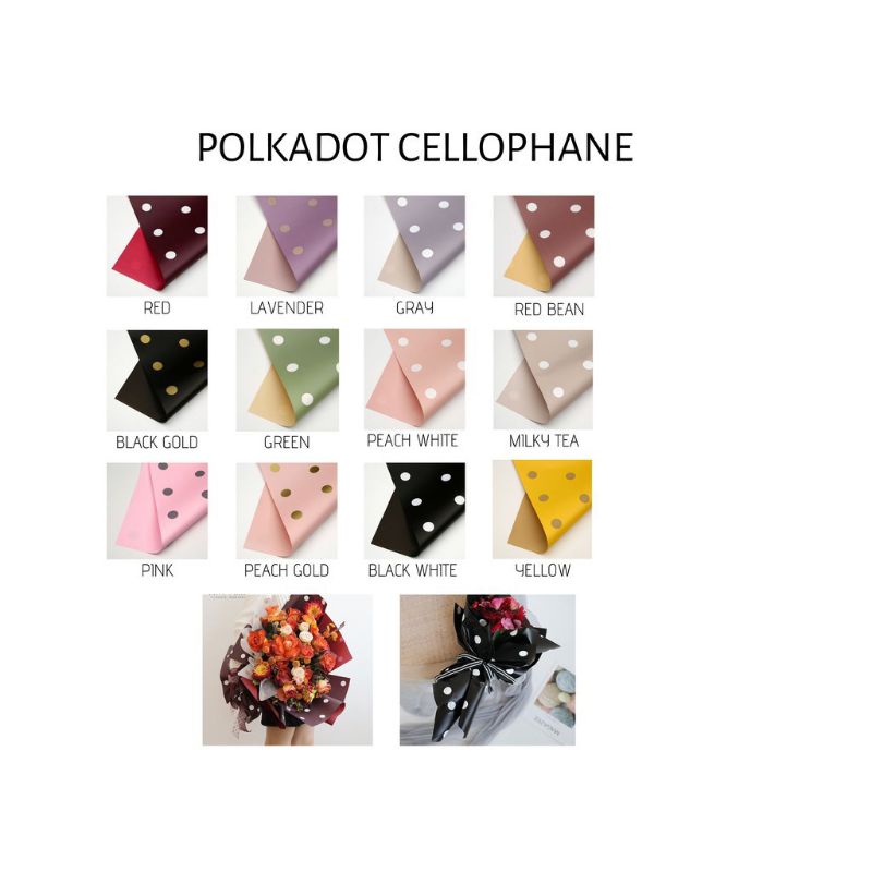 

KERTAS CHELLOPANE POLKADOT