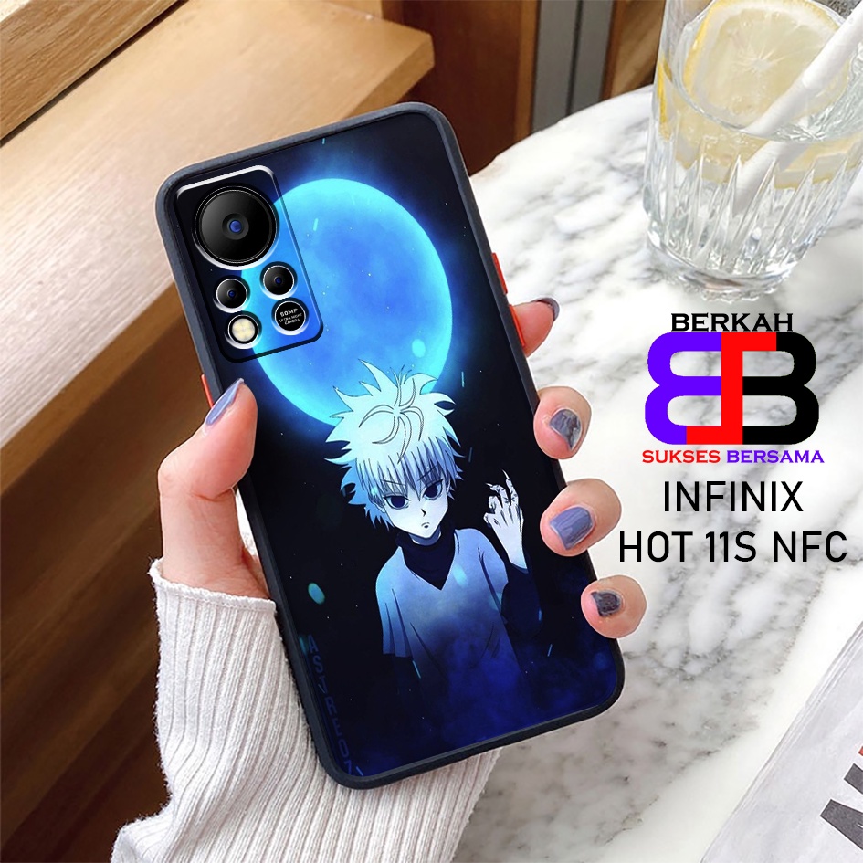 Soft Case 4D Infinix Hot 11s Nfc - Casing 4D Infinix Hot 11s Nfc Terbaru Berkah Sukses [Anime] Silik