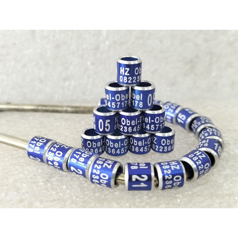 RING BURUNG MURAI BATU RING PENANDA KAKI BURUNG