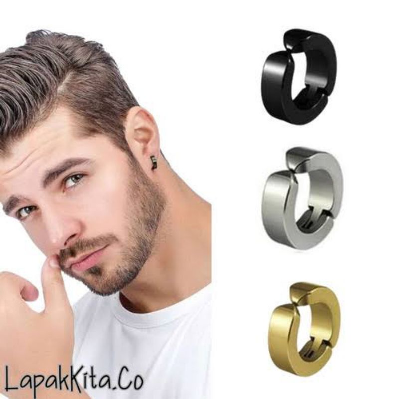 ANTING JEPIT TITANIUM PRIA WANITA