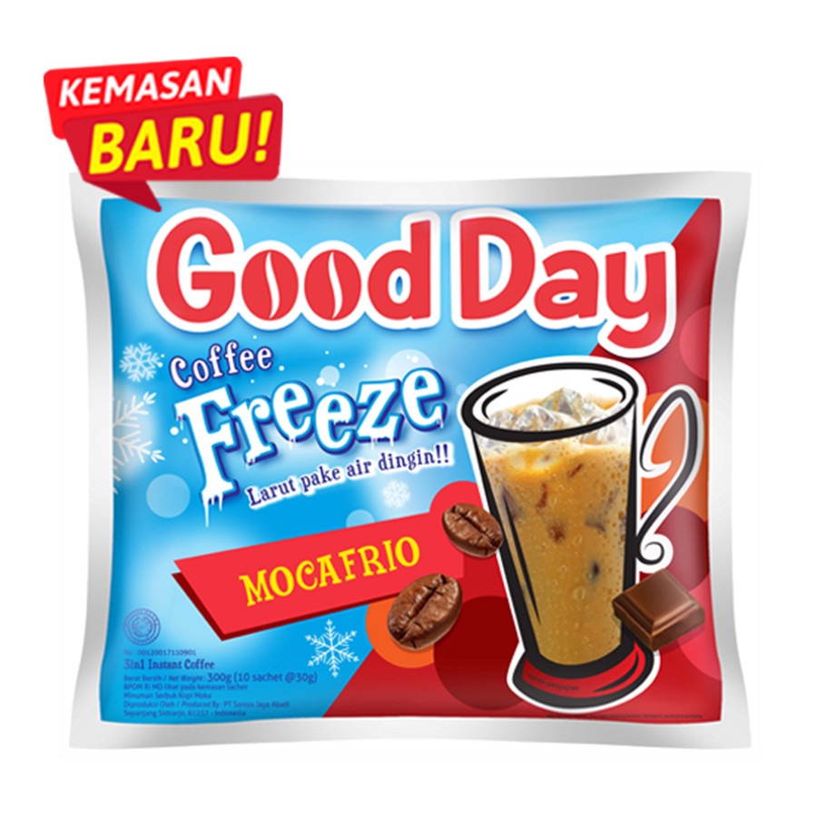 KOPI INSTAN GOOD DAY COFFEE FREEZE MOCAFRIO 30GR