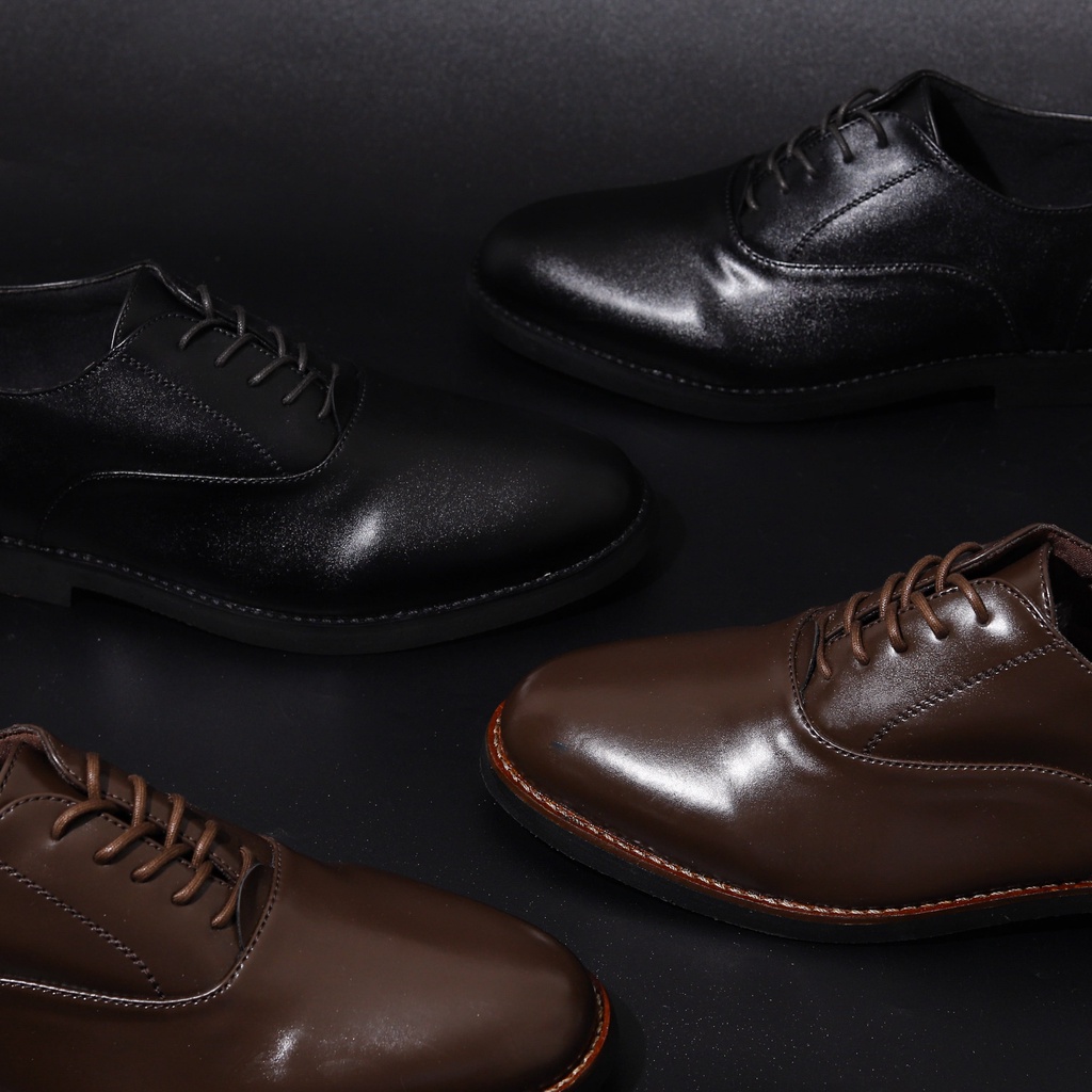 DEMBBLE BLACK |ManNeedMe x Lvnatica| Sepatu Vintage Pria | Pantofel Pria Kantor Formal Shoes ORI