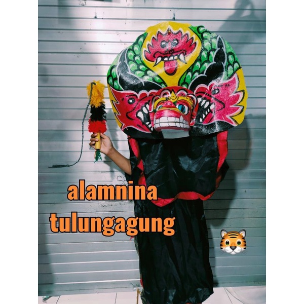 barongan jumbo dan cambuk anak