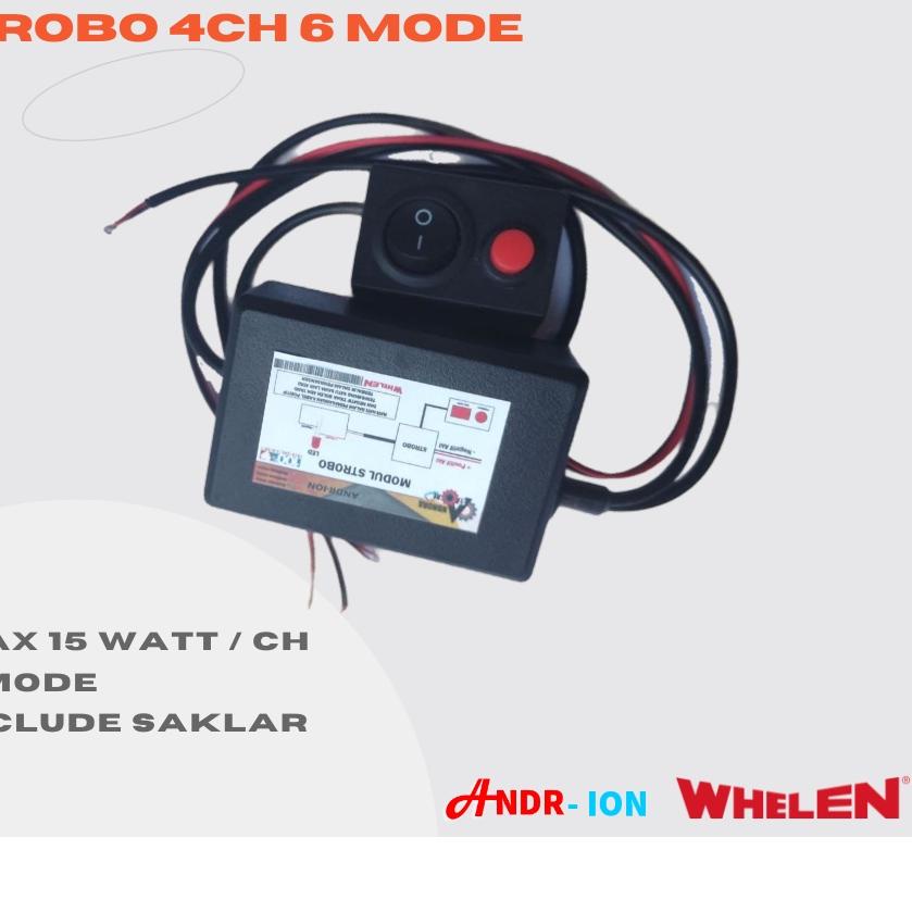 COD✔️Modul Led Strobo 4 Channel 4ch 6 Mode|RA8