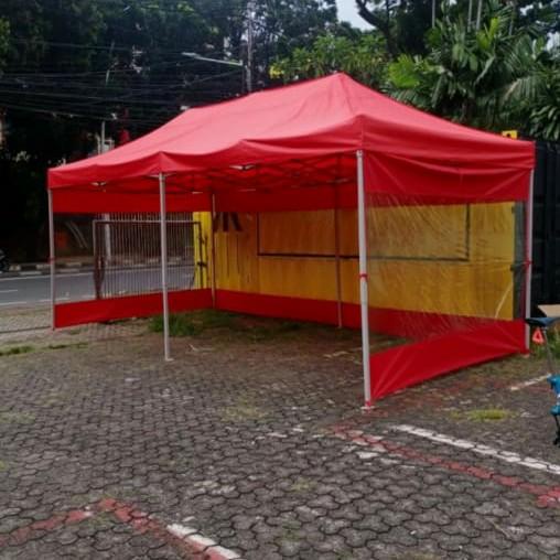 Tenda Lipat Premium Uk 3X6 Full Dinding 3 Sisi