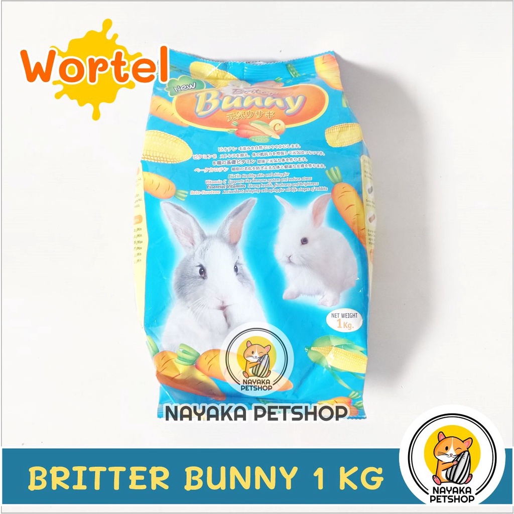 Briter Bunny 1 Kg Pakan Kelinci Makanan Pelet Rabbit Food