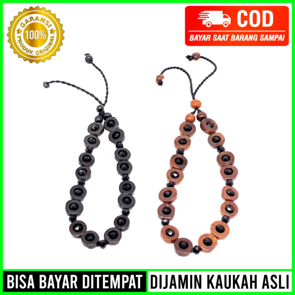 Gelang Kokka Kaokah Kaukah Asli Motif Ring Kristal Manik