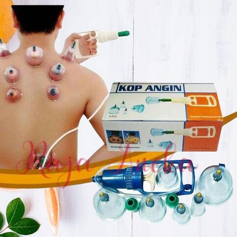 PRODUK- KOP ANGIN / ALAT BEKAM DENGAN 6 UKURAN CUP BUANG DARAH KOTOR MANUAL TANPA EFEK SAMPING KOP B