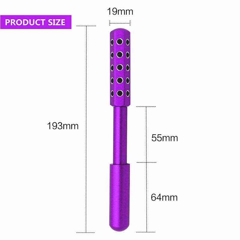 30 Pijat Batu Face Roller Massager Alat Pijat Wajah Perawatan Wajah Alat Pijat Muka Germanium roller Untuk Kemerahan Menenangkan Kerutan