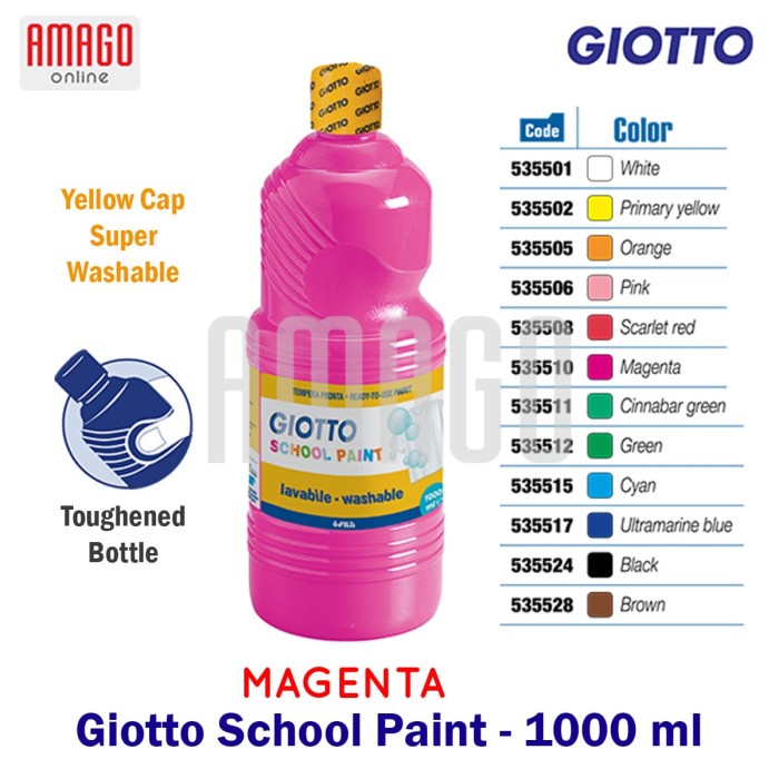 

Murah Giotto School Paint - Magenta - 1.000 Ml - 535510 Berkualitas