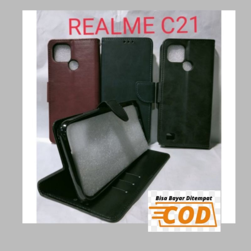 CASE DOMPET FLIP REALME C21