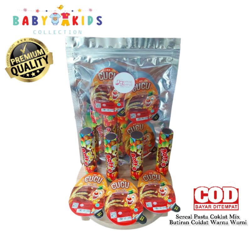 

Sereal Pasta Coklat Mix Butiran Coklat Warna Warni Kualitas Premium