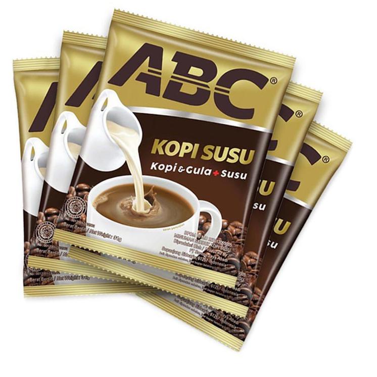 

Harga Khusus--[PROMO GROSIR] ABC Kopi Susu Instant Kopi Gula Susu [31 gr/ 10 sachet] 1 renceng