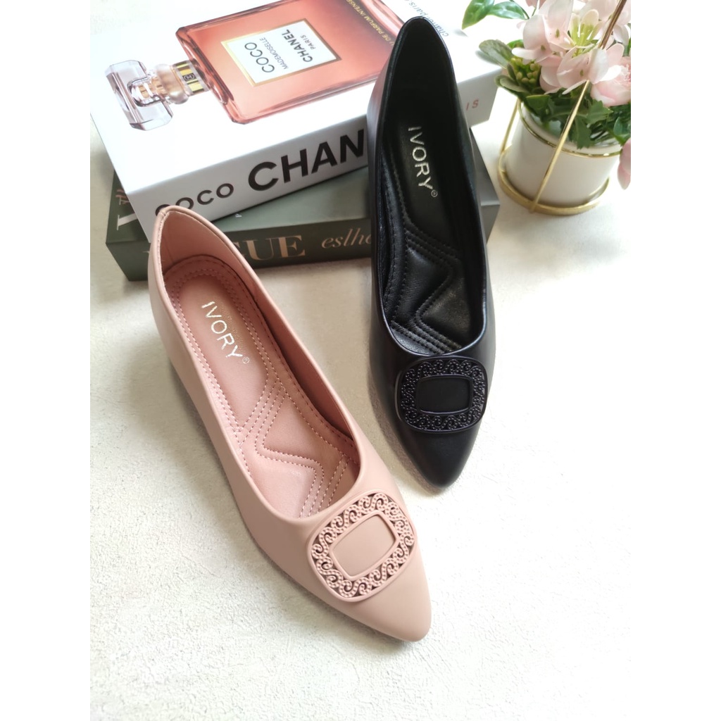 IVORY Sepatu Wanita Heels Pantofel Formal X58-146