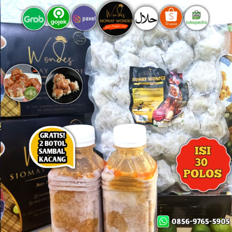 

Siomay Wondes Siomay Ikan Tenggiri Asli Halal Isi 30 Polos Frozen