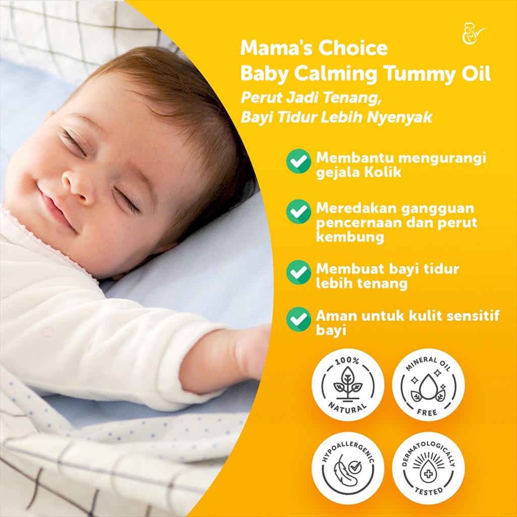 Mama Mama's Choice Baby Calming Tummy Oil 55 ml Minyak Bayi