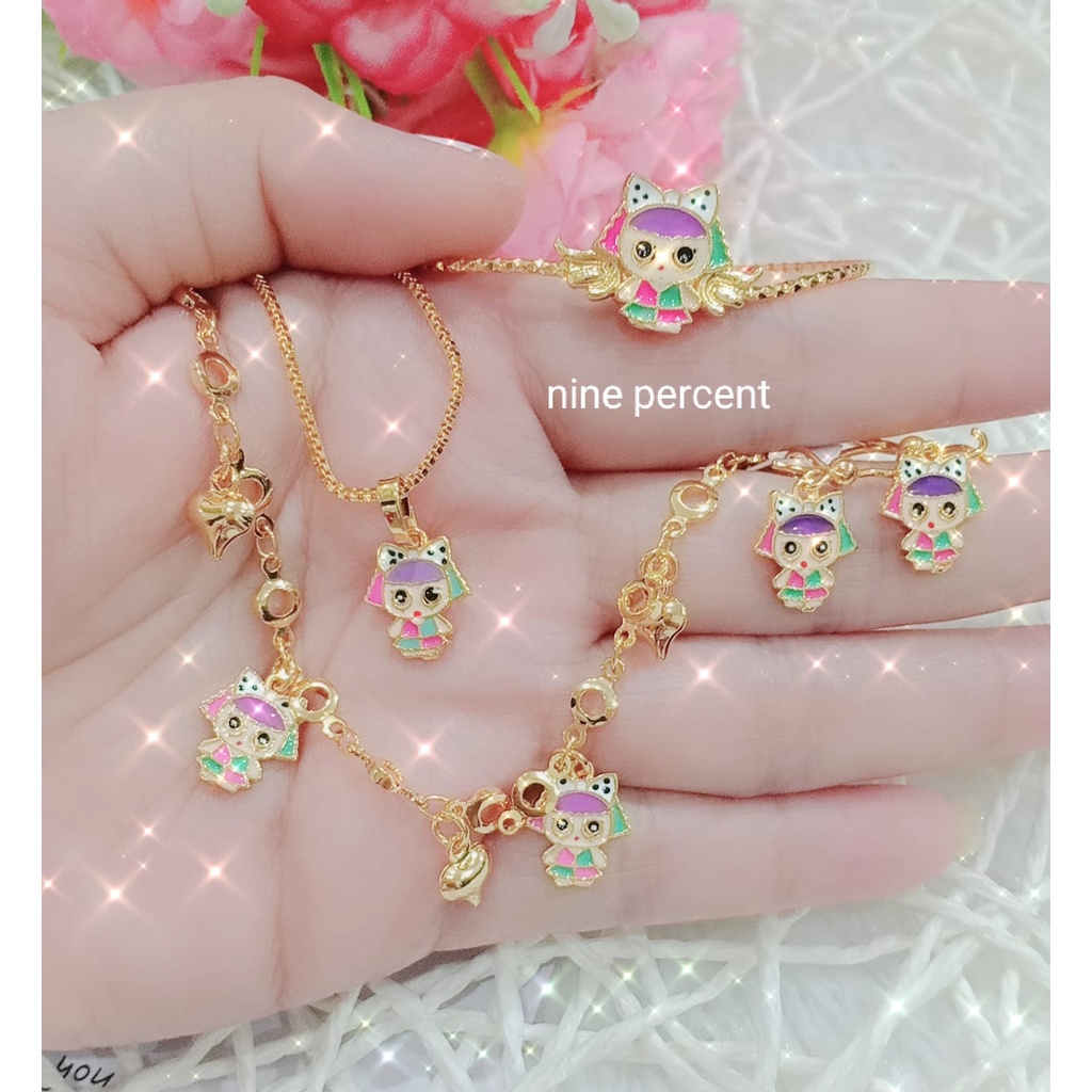 SET ANAK FROZEN TERMURAH/SET PERHIASAN ANAK/SET AKSESORIS ANAK/GELANG/KALUNG,ANTING