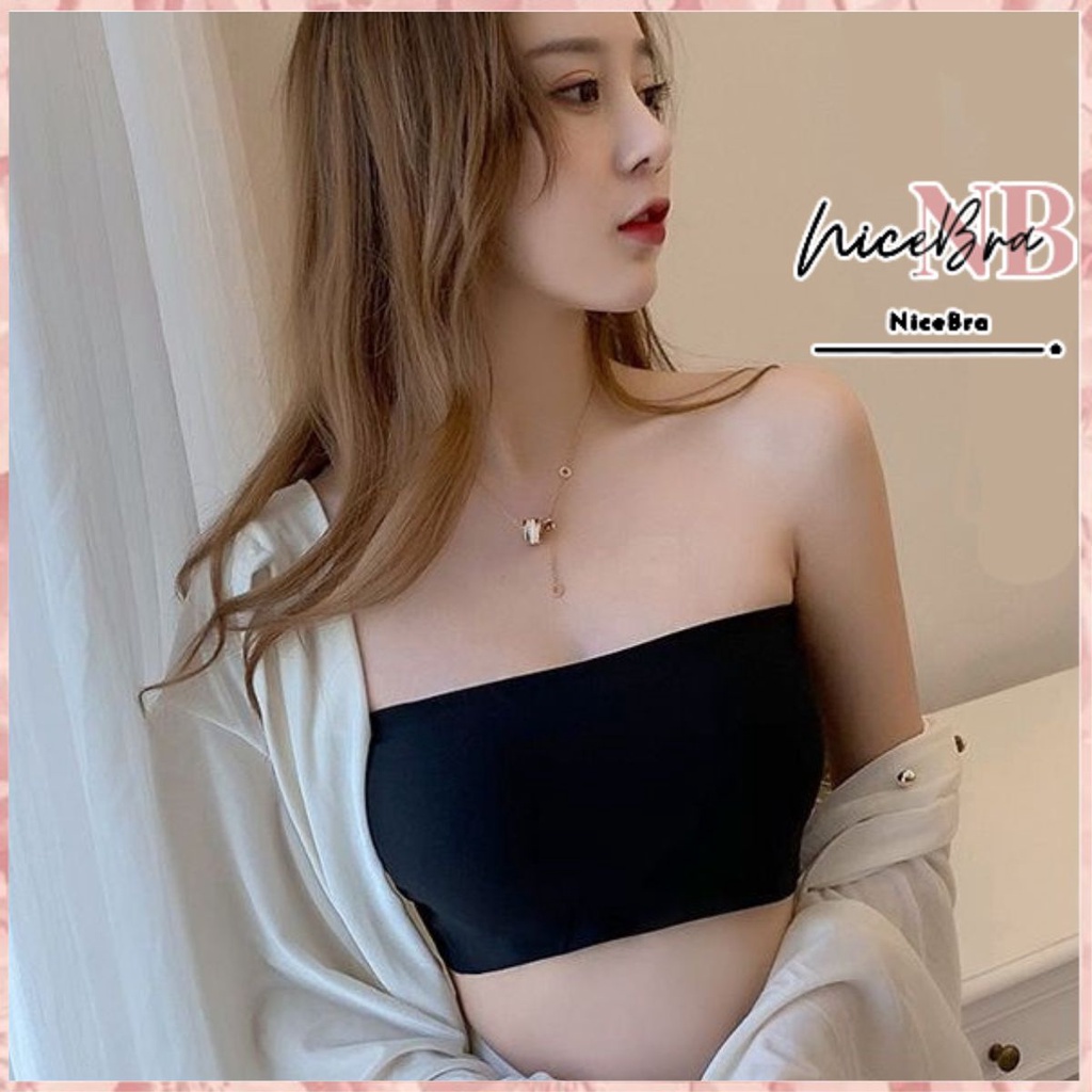 Brasay Bra Kemben Tanpa Kawat Sport Soft Color With Cup Korea Underwear Bralette 1075