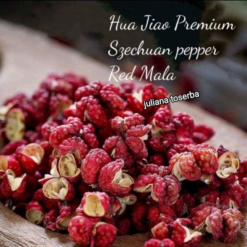 

100 Gram Bunga Lada Mala Andaliman SiChuan Szechuan Hong Hua Jiao SUPER GRADE 紅花椒 Red Pepper