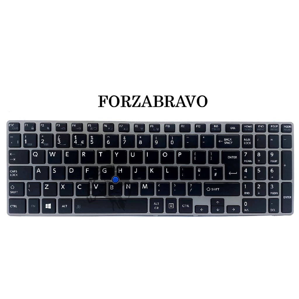 Keyboard Laptop Toshiba Satellite Pro Z50-A Z50 R50-C A50-C Tecra A50-C Z50-C UK Pointer