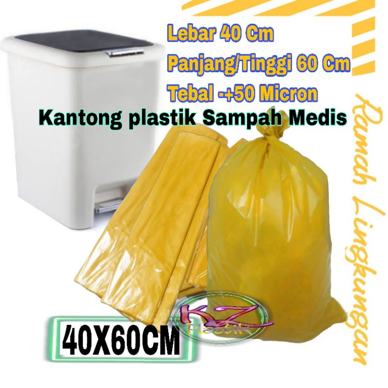 Jual Kantong Plastik Sampah Medis X Cm Kantong Plastik Sampah X Cm Kantong