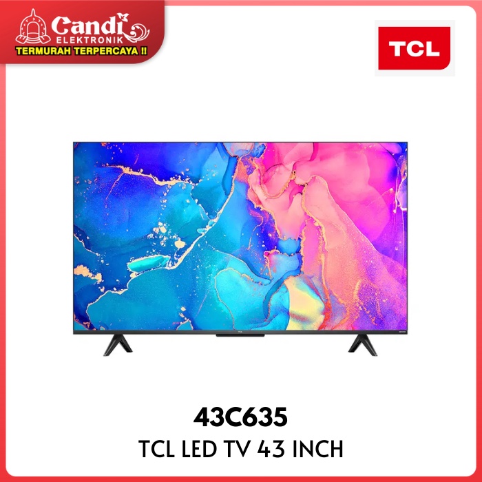 TCL QLED 4K HDR Pro TV 43 Inch 43C635